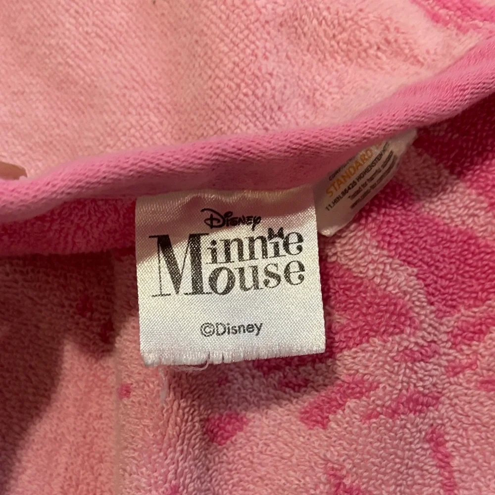 Pink Minnie Mouse Beach Towel